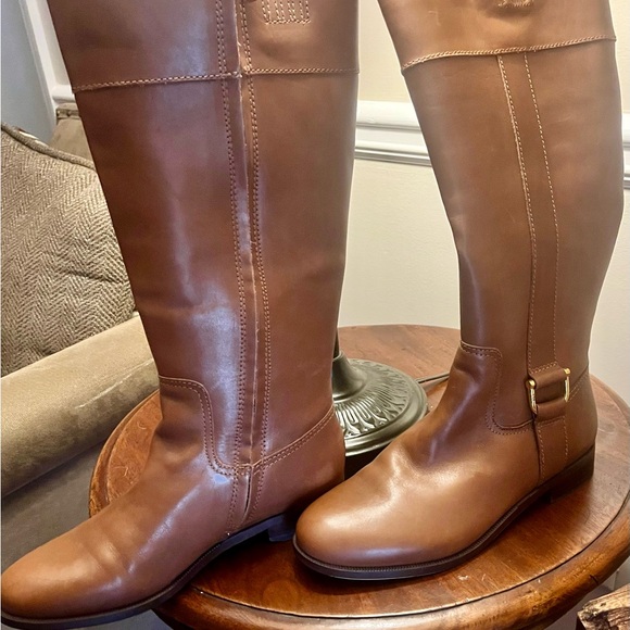 Ralph Lauren Bernadine Leather Boot Size 7 - Picture 8 of 8